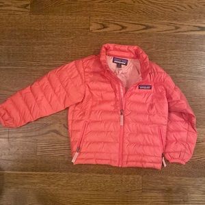 Toddler Salmon Patagonia jacket size 3